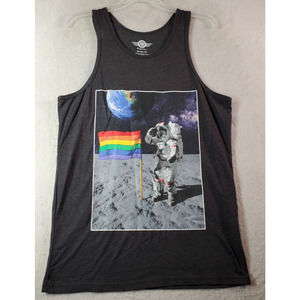 Mad Engine Tank Top Womens‎ Size XS Black Knit Cotton Sleeveless Round Neck